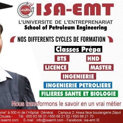 Institut Supérieur Africain d Enseignement Managérial et Technologique