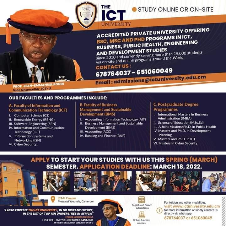 Information and Communication Technology University Institute