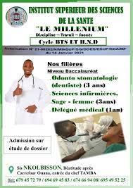 Institut Supérieur des Sciences de la Santé le Millenium